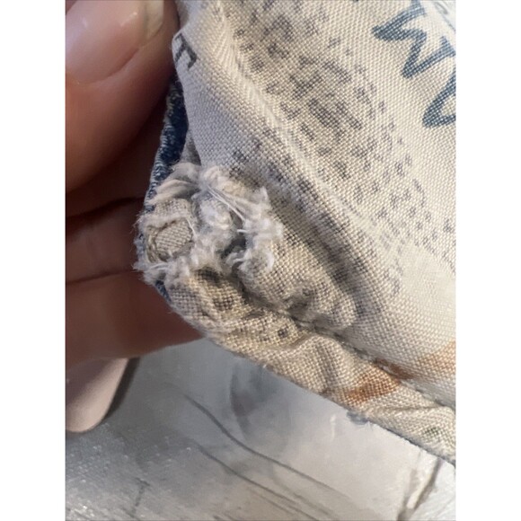 Levis Vtg USA Denim Vest Lined Sample Clothing Size Large? Read Reversible - Picture 16 of 16